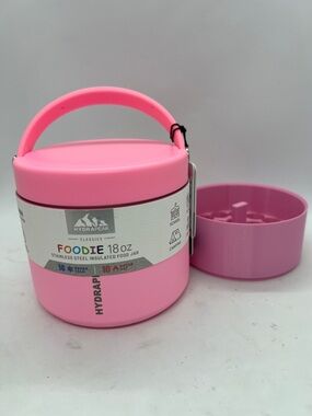 Hydrapeak Food Jar Insulated Stainless Steel Plus Peptide Storage Container NWT